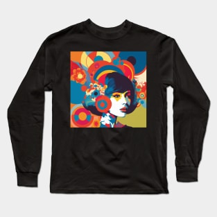 Psychedelic Girl Long Sleeve T-Shirt